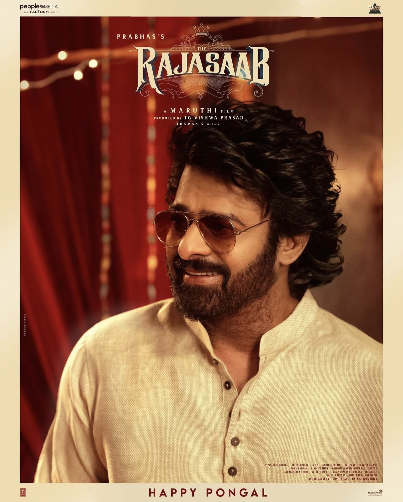 Prabhas New Poster of ‘The Raja Saab’ on Pongal